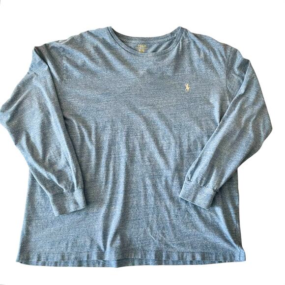 Polo Ralph Lauren Basic Long Sleeve T-shirt Crew Neck Mens Size XL Closet Staple - Picture 1 of 5
